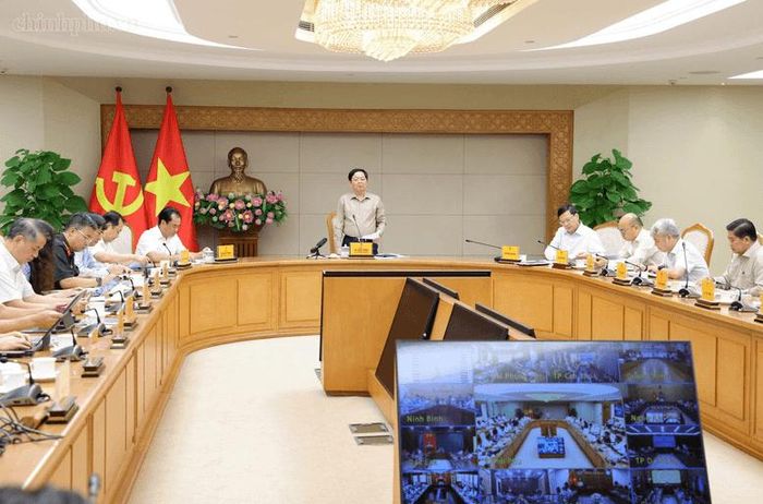 Phó Thủ tướng Hồ Quốc Dũng chủ trì cuộc họp Ban Chỉ đạo Quốc gia về phòng chống IUU. (Ảnh: chinhphu.vn/Gia Huy)