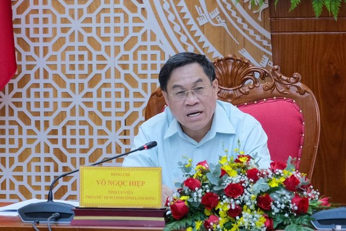 Phó Chủ tịch UBND tỉnh Võ Ngọc Hiệp kết luận phiên họp