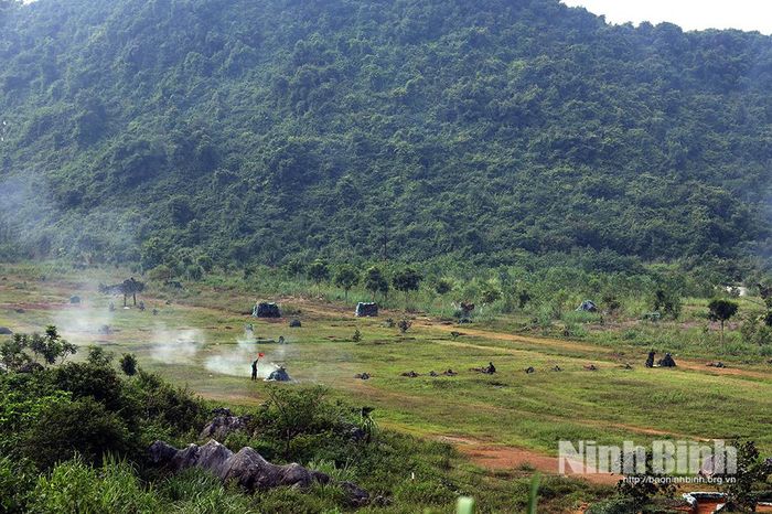 Quang cảnh buổi diễn tập.