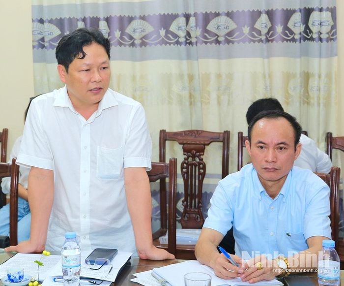 Lãnh đạo Sở Tài chính phát biểu tại hội nghị.