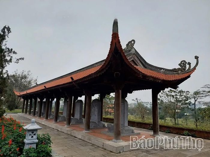 Các tấm bia ghi danh các vị Tiến sĩ tại Văn Miếu Vĩnh Phúc.