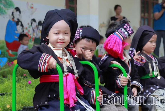 Năm học này, các em nhỏ tại điểm trường Bến Thân, Trường Mầm non Lai Đồng, xã Lai Đồng có nhà lớp học và sân chơi mới.