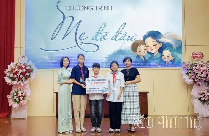 Công ty TNHH Thương mại và Xây dựng Thân Hà nhận đỡ đầu, chăm sóc 3 cháu nhỏ có hoàn cảnh đặc biệt khó khăn tại phường Phúc Yên.