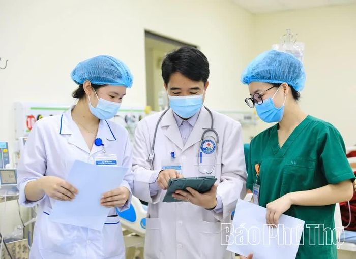Thông tin người bệnh tại Bệnh viện Đa khoa Vĩnh Phúc được tích hợp trên hệ thống, giúp bác sĩ thuận tiện cập nhật và theo dõi.