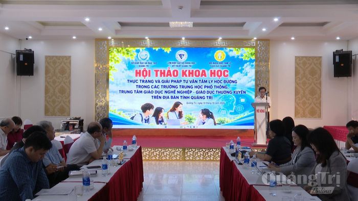 Quang cảnh hội thảo - Ảnh: V.A