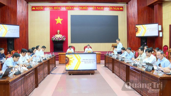 Quang cảnh buổi làm việc - Ảnh: N.L