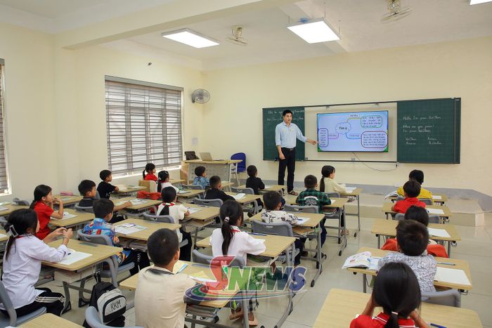 Giờ học của học sinh Trường Phổ thông nội trú Tiểu học và THCS Chiềng Sơn.