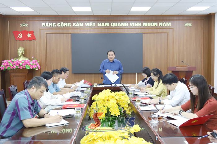 Họp ban tổ chức, Tổ thư ký Cuộc thi trực tuyến “Tìm hiểu Nghị quyết Đại hội XIV của Đảng và Nghị quyết Đại hội Đảng bộ tỉnh Sơn La lần thứ XVI, nhiệm kỳ 2025-2030.