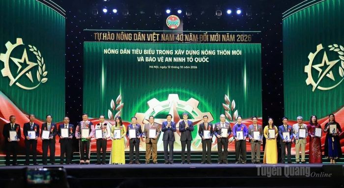 Bà Lưu Thị Hòa, xã Đồng Văn được tôn vinh trong lĩnh vực Nông dân tiêu biểu trong xây dựng Nông thôn mới và bảo vệ an ninh Tổ quốc.