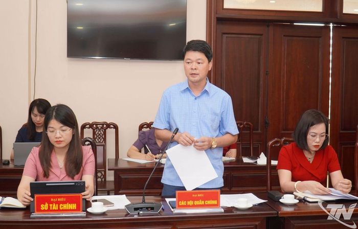 Lãnh đạo Hội Nhà báo tỉnh Thái Nguyên phát biểu tại Hội nghị.
