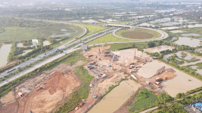 Dự án đường kết nối sân bay Gia Bình đang bị chậm tiến độ.