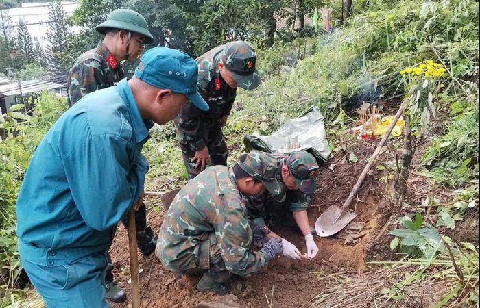 Công tác tìm kiếm, quy tập HCLS được tỉnh Quảng Ngãi đẩy mạnh.