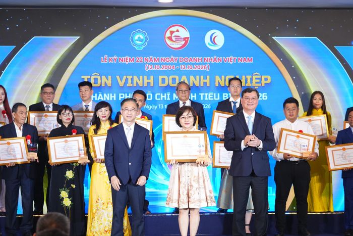 Các doanh nhân TP.HCM được ghi nhận vì những đóng góp cho sự phát triển kinh tế thành phố.