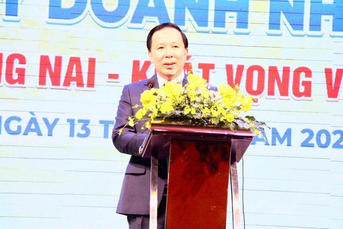 Ông Nguyễn Văn Út, Chủ tịch UBND TP Đồng Nai chia sẻ nhiều nội dung quan trọng tại sự kiện.