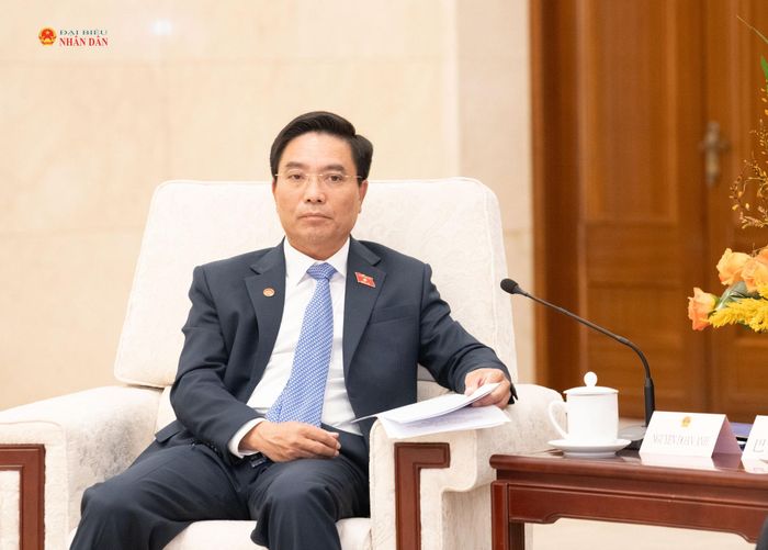 Phó Chủ tịch Quốc hội, Chủ tịch Nhóm NSHN Việt Nam - Trung Quốc, Thượng tướng Nguyễn Doãn Anh phát biểu