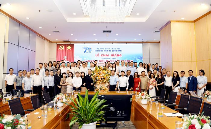 Các học viên tại Lễ khai giảng