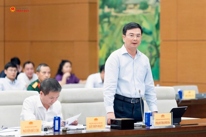 Phó Thống đốc Ngân hàng Nhà nước Việt Nam Phạm Thanh Hà phát biểu