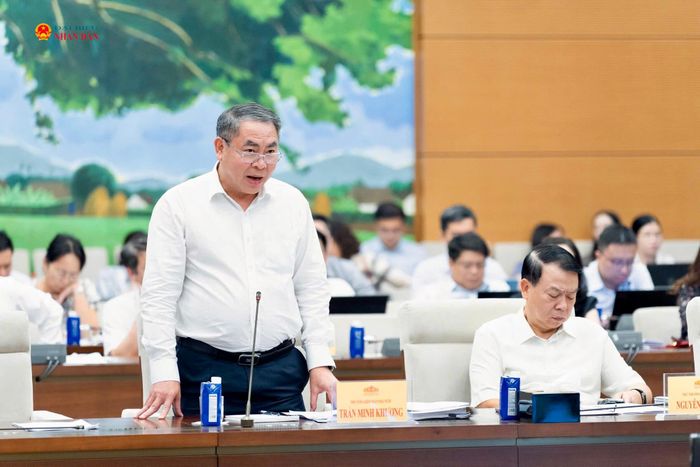 Phó Tổng Kiểm toán Nhà nước Trần Minh Khương phát biểu