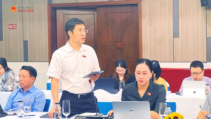 ĐBQH Hoàng Minh Hiếu (Nghệ An) phát biểu