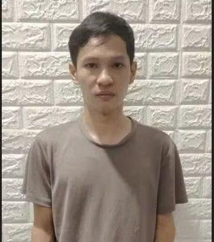 Đối tượng Huỳnh Viết Thành tại cơ quan Công an.