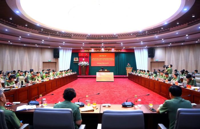 Toàn cảnh buổi làm việc.