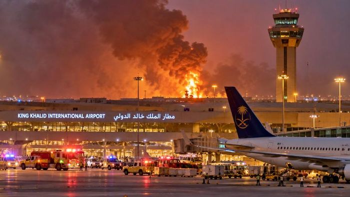 Vụ tấn công của Houthi ngày 10/10 là vụ nghiêm trọng nhất nhằm vào Arab Saudi trong hơn một thập kỷ qua. Ảnh: The Morning Telegraph