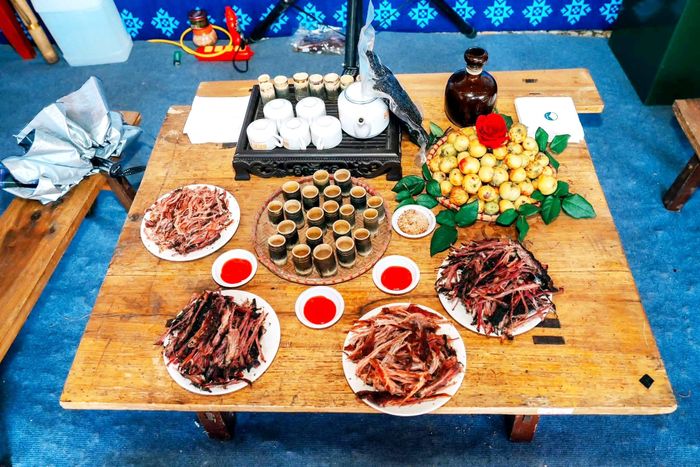 Văn hóa ẩm thực dân tộc Mông. Ảnh: Thanh Huyền