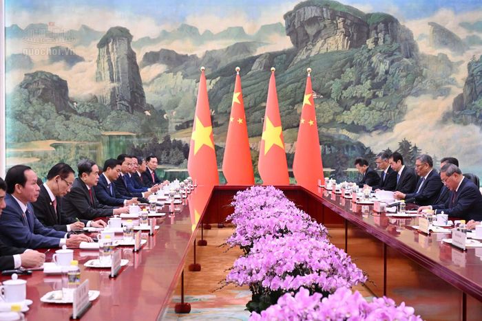 Quang cảnh cuộc Hội kiến. Ảnh: quochoi.vn
