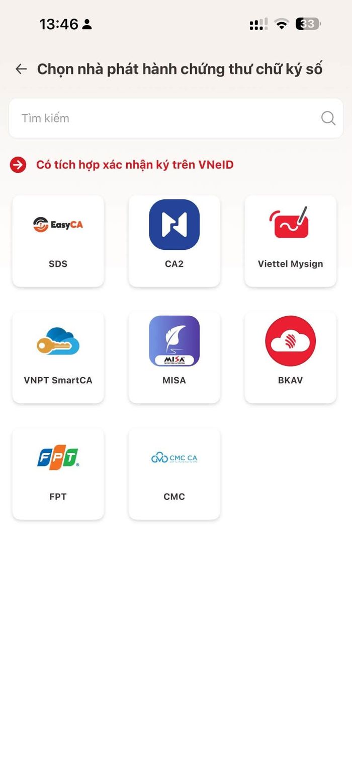 Người dân hiện có thể tạo chữ ký số miễn phí ngay trên ứng dụng VNeID. Ảnh: Cục Cảnh sát Quản lý hành chính về Trật tự xã hội