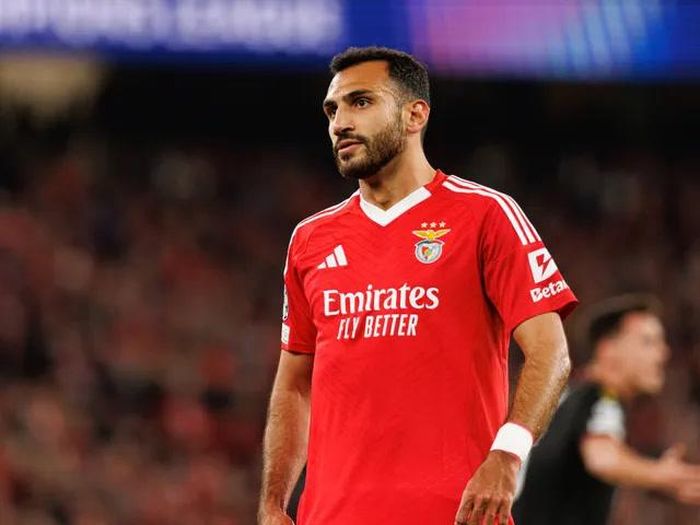 Vangelis Pavlidis trong màu áo Benfica