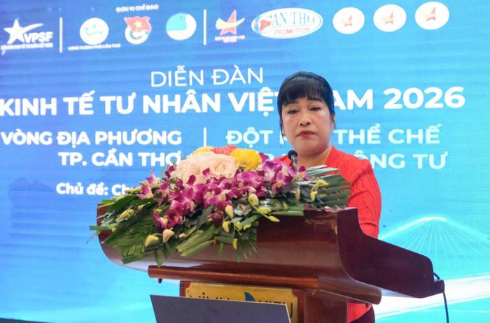 Bà Lưu Thị Thanh Mẫu, Phó Chủ tịch Hội Doanh nhân trẻ Việt Nam