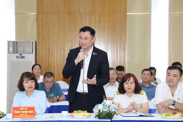 Ông James Lai, Tổng Giám đốc Gamuda Land Việt Nam chia sẻ tại hội nghị. Ảnh: Thái Phương