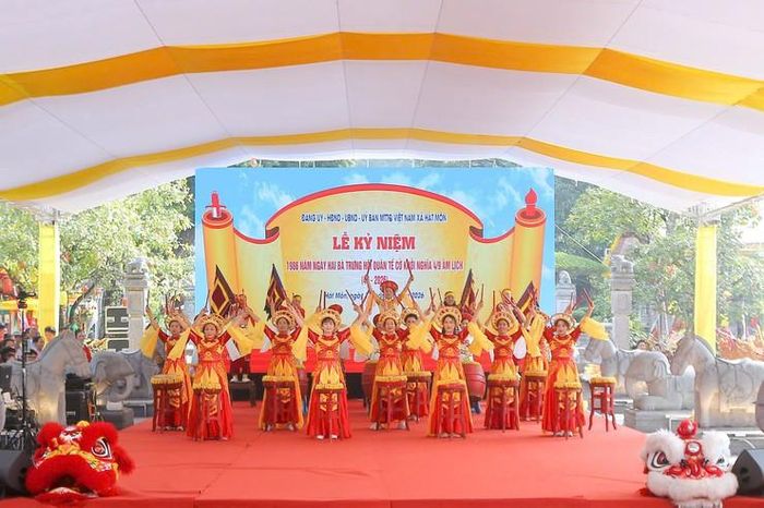 Các hoạt động văn nghệ tại lễ kỷ niệm.