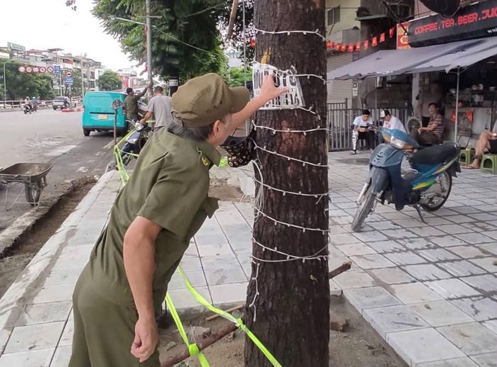 Sắp tới sẽ truy tận gốc hành vi làm xấu phố phường từ các số điện thoại để lại trên các tờ quảng cáo, rao vặt để xử lý. Ảnh: Bảo Hân