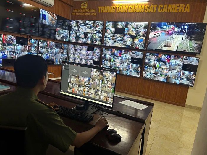 Có khoảng 655 "mắt thần" đang giám sát an ninh, trật tự và văn minh đô thị tại phường Hai Bà Trưng. Ảnh: Bảo Hân