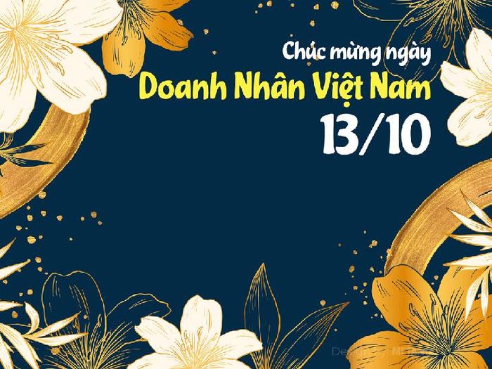 Một mẫu thiệp chúc mừng 13/10 đẹp.