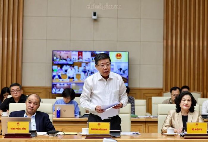 Lãnh đạo các bộ, ngành, địa phương phát biểu. Ảnh: chinhphu.vn/Phương Nguyên