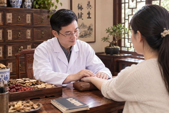 Chiến lược đặt ra mục tiêu tỷ lệ khám bệnh, chữa bệnh y học cổ truyền, kết hợp y học cổ truyền với y học hiện đại đạt tối thiểu 10% ở cấp chuyên sâu, 20% ở cấp cơ bản và 30% ở cấp ban đầu. Ảnh: AI