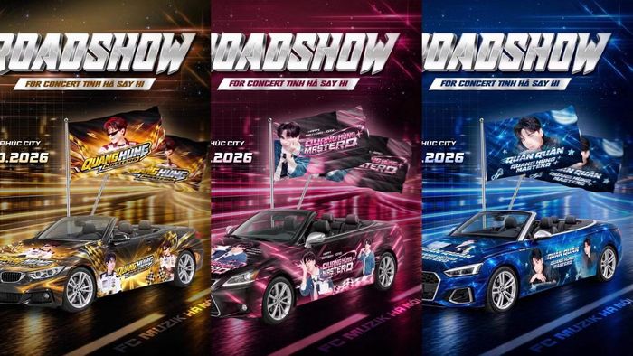  Nhà MUZIK đầu tư 3 siêu xe trong project roadshow dành tặng Quang Hùng MasterD. 