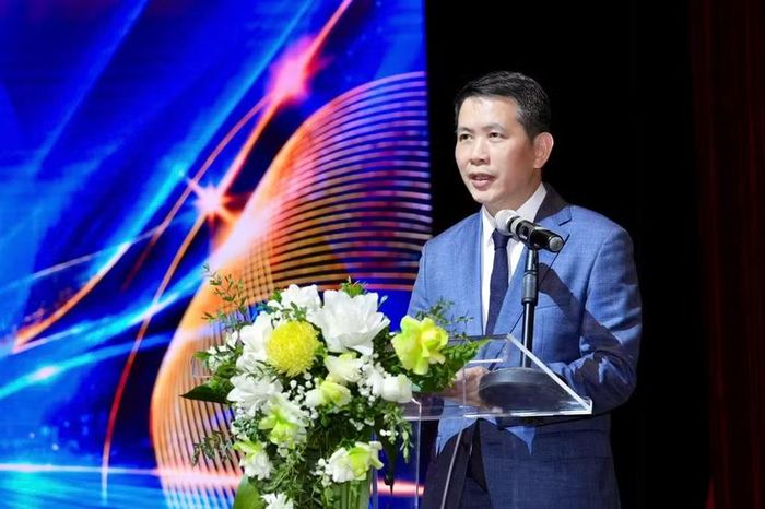 Ông Phạm Tuấn Long, Giám đốc Sở Văn hóa, Thể thao và Du lịch Hà Nội phát biểu tại lễ khai mạc