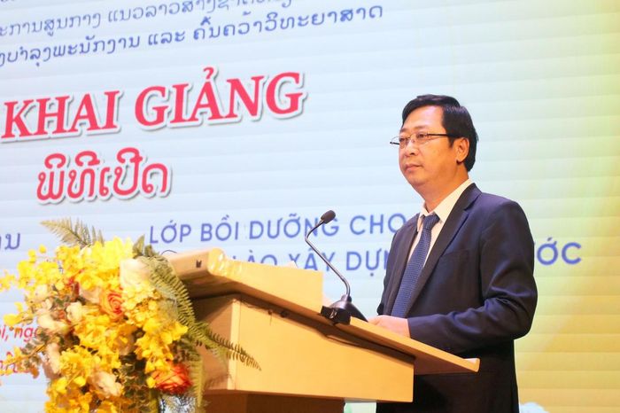 Phó Chủ tịch Cao Xuân Thạo phát biểu tại buổi lễ.