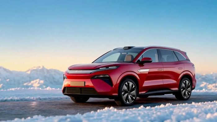 BYD Atto 8 sẽ là mẫu xe tiếp theo của BYD tại châu Âu được trang bị công nghệ sạc siêu nhanh. Ảnh: BYD.