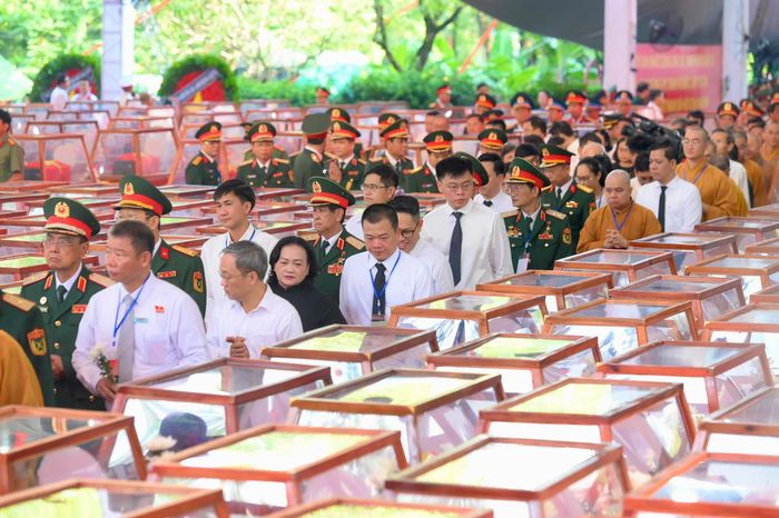Buổi lễ là dịp tưởng niệm, tri ân các liệt sĩ được tìm kiếm, quy tập tại Công viên Lê Thị Riêng sau 58 năm nằm lại dưới lòng đất. Việc đưa các hài cốt về an táng tại nghĩa trang cũng đánh dấu một chặng đường đặc biệt trong công tác tìm kiếm, quy tập và xác định danh tính những người đã hy sinh.