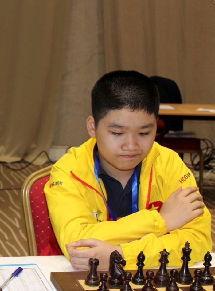 Đinh Nho Kiệt là kỳ thủ được kỳ vọng bật nhất của cờ vua Việt Nam tại giải