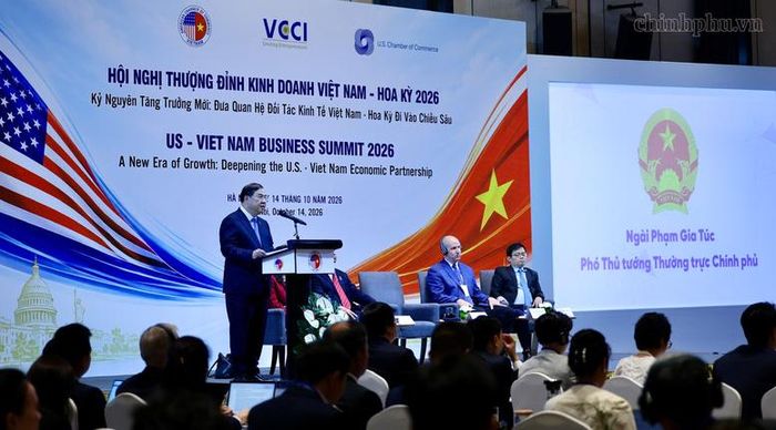Phó Thủ tướng Thường trực bày tỏ tin tưởng quan hệ kinh tế, thương mại và đầu tư Việt Nam-Hoa Kỳ sẽ tiếp tục phát triển, mang lại lợi ích thiết thực cho doanh nghiệp và người dân hai nước - Ảnh: chinhphu.vn/Phương Nguyên