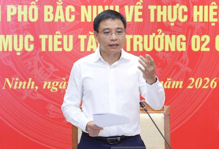 Phó Thủ tướng Nguyễn Văn Thắng và đoàn công tác Chính phủ làm việc với Thành phố về thực hiện các giải pháp thúc đẩy mục tiêu tăng trưởng 2 con số - Ảnh: chinhphu.vn/Đức Tuân