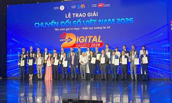 Các sản phẩm, giải pháp được tôn vinh tại Giải thưởng Chuyển đổi số năm 2026 - Ảnh: Chinhphu.vn/HM