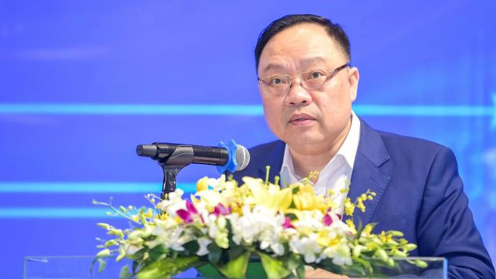 Vụ trưởng Thanh toán (Ngân hàng Nhà nước) Phạm Anh Tuấn. (Ảnh: MAI NGỌC)