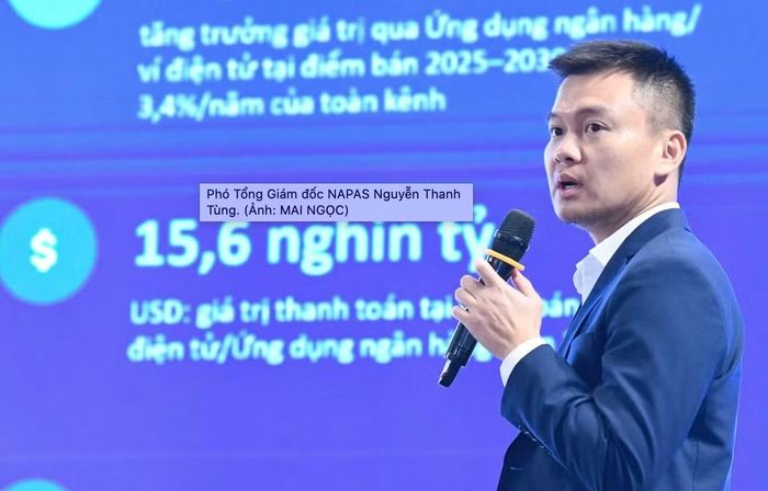 Phó Tổng Giám đốc NAPAS Nguyễn Thanh Tùng. (Ảnh: MAI NGỌC)