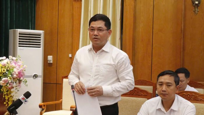 Bí thư Thành ủy Bắc Ninh Nguyễn Hồng Thái phát biểu. (Ảnh: TT).